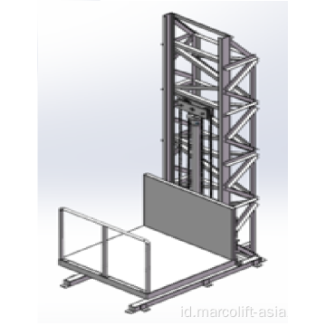 Penanganan bahan lift hidrolik